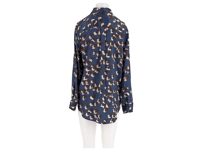 Autre Marque Camicia in seta blu ASCENO - vista 6