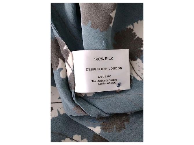 Autre Marque Camicia in seta blu ASCENO - vista 8