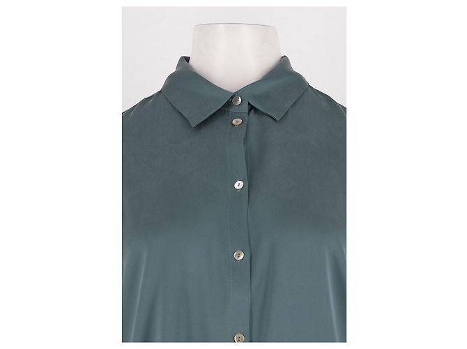 Autre Marque Camisa de seda azul ASCENO - vista 2