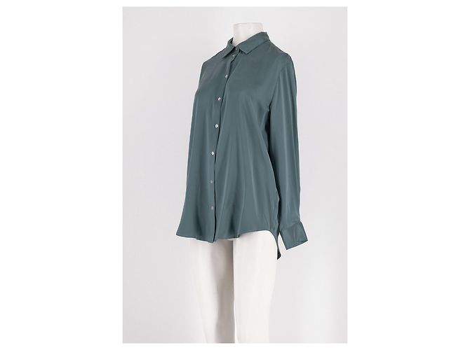 Autre Marque Camisa de seda azul ASCENO - vista 4