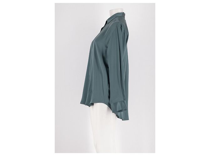 Autre Marque Camisa de seda azul ASCENO - vista 5