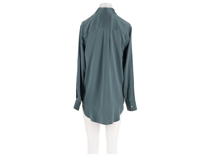 Autre Marque Camisa de seda azul ASCENO - vista 6