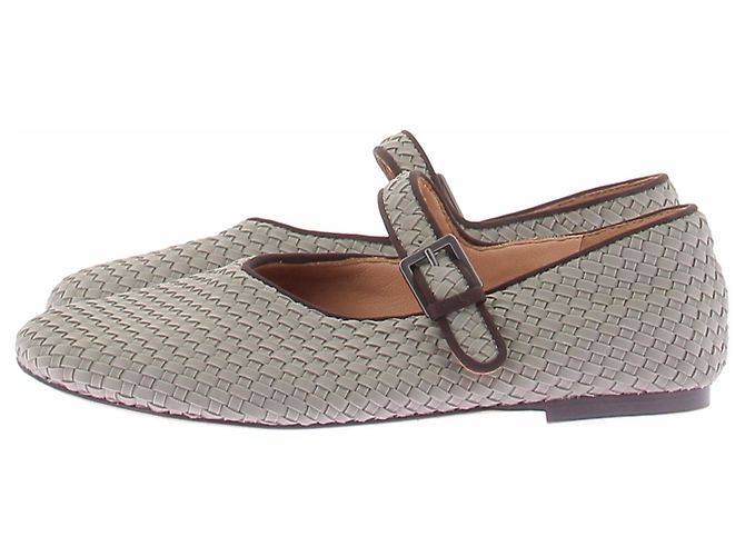 Autre Marque Bailarinas Marais "Mary Jane" Gris - vista 2