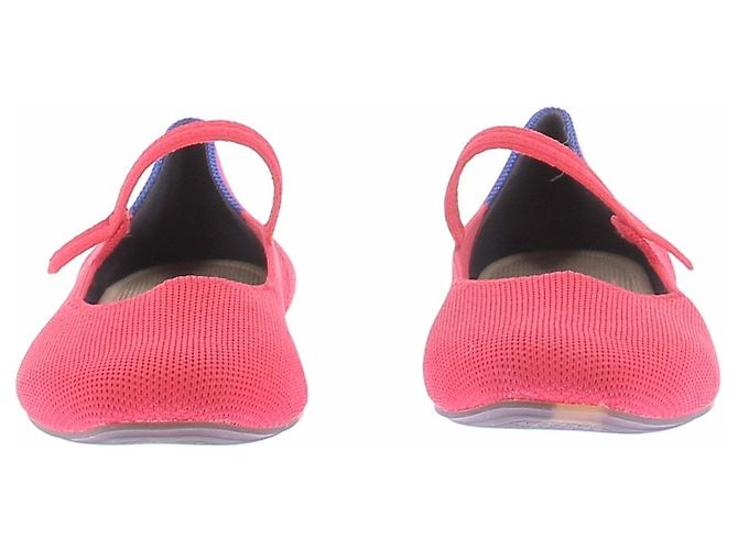 Autre Marque Bailarinas rojas "Mary Jane" - vista 3