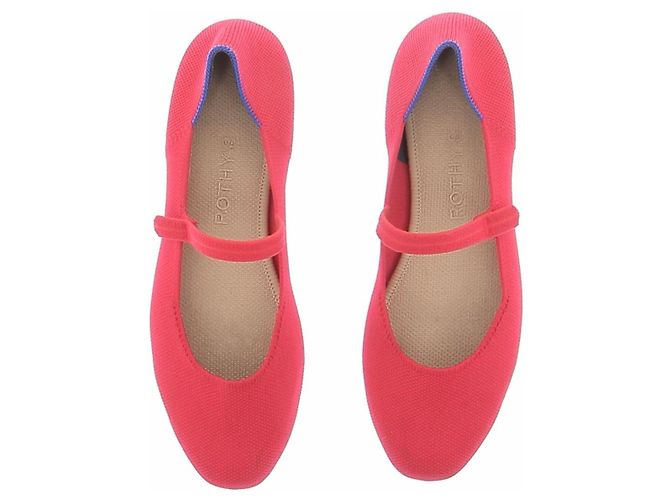 Autre Marque Bailarinas rojas "Mary Jane" - vista 4