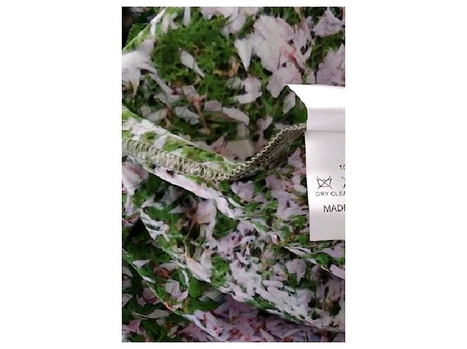 Autre Marque Vestido de seda verde Natasha Zinko - vista 8