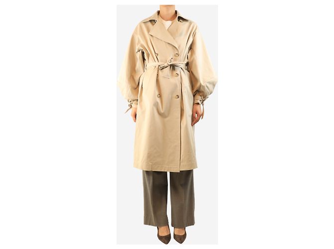 Autre Marque Gabardina con cinturón neutra - One size - vista 3