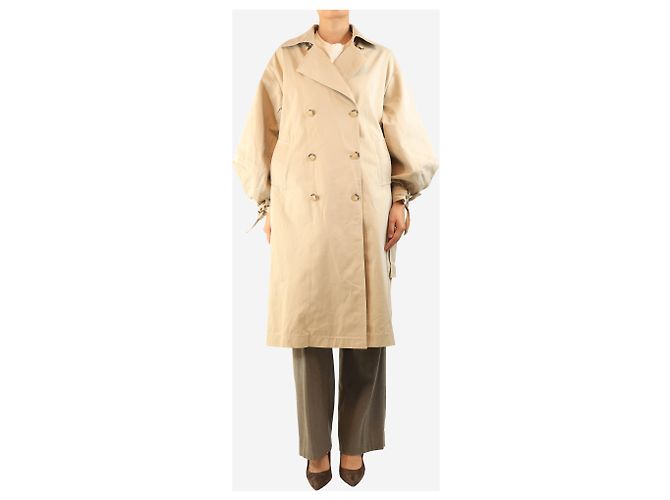Autre Marque Gabardina con cinturón neutra - One size - vista 4