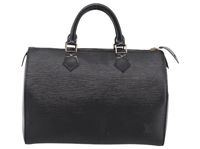 LOUIS VUITTON Epi Speedy 35 Hand Bag Noir Black M42992 LV - vista 13