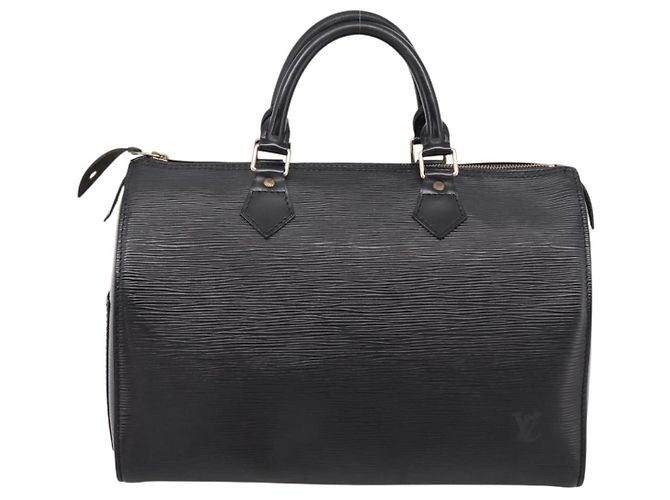 LOUIS VUITTON Epi Speedy 35 Hand Bag Noir Black M42992 LV - vista 2