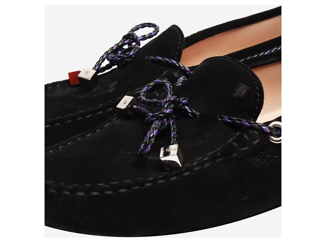 Tod's Gommino Loafer aus schwarzem Wildleder - Größe EU 38.5 (UK 5.5) - Ansicht 4