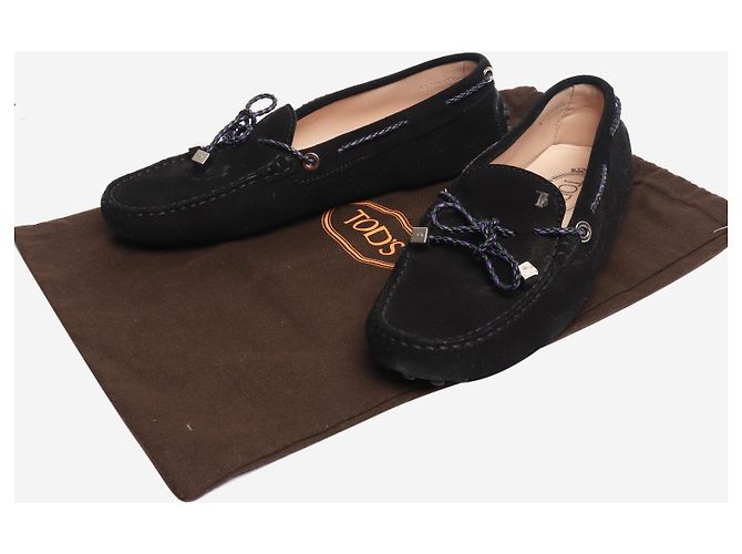 Tod's Gommino Loafer aus schwarzem Wildleder - Größe EU 38.5 (UK 5.5) - Ansicht 6