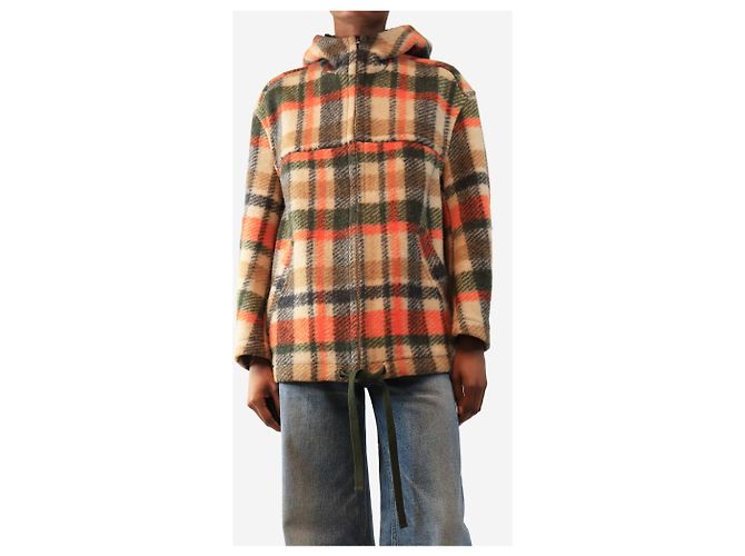 Autre Marque Kurt Mantel beige und orange - Größe S - Ansicht 3