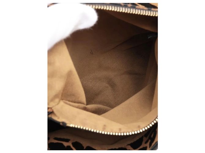 Fendi Bolso de hombro de leopardo marrón Castaño - vista 10