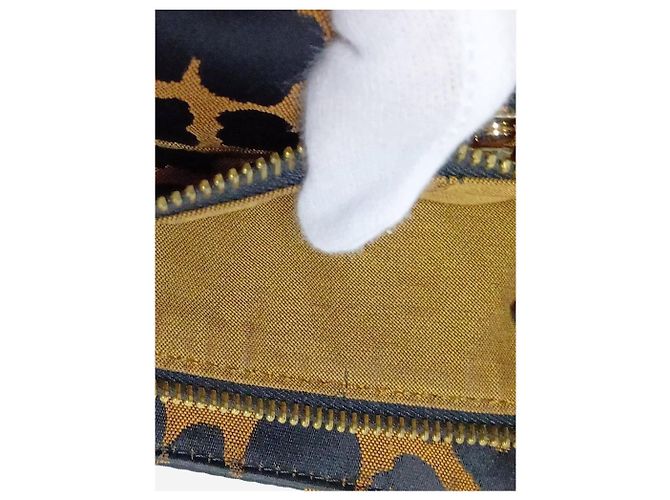 Fendi Bolso de hombro de leopardo marrón Castaño - vista 16