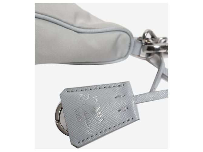 Prada Borsa a tracolla in Re-Nylon grigio - vista 6