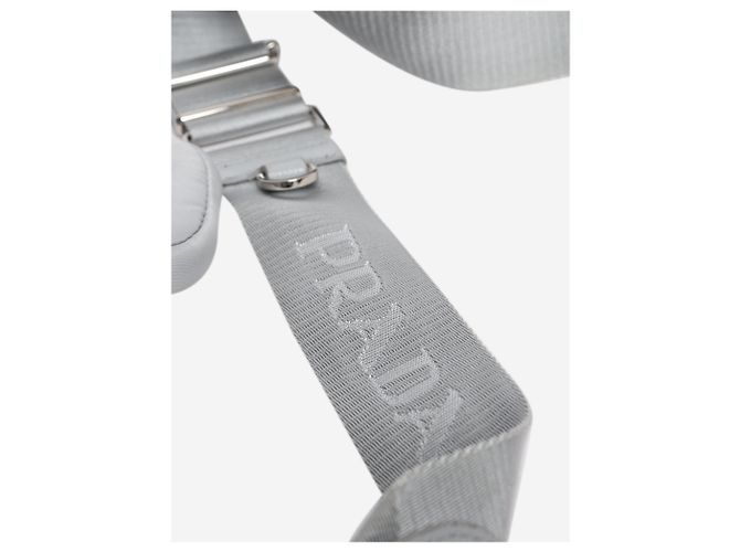Prada Borsa a tracolla in Re-Nylon grigio - vista 8