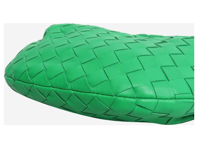 Bottega Veneta Mini mala Jodie verde - vista 5
