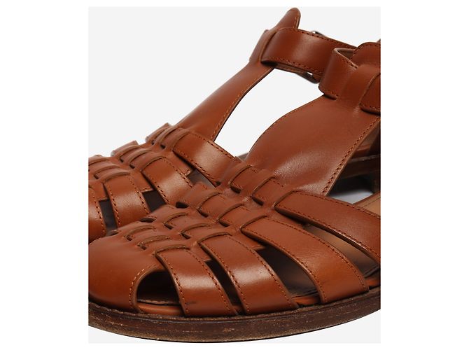 Church's Sandali in pelle intrecciata Kelsey Tan - size EU 38 Marrone - vista 6