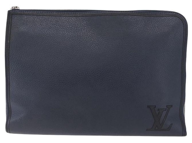 LOUIS VUITTON Pochette Jules GM Bag Taurillon Leather Navy M68235 - vista 13