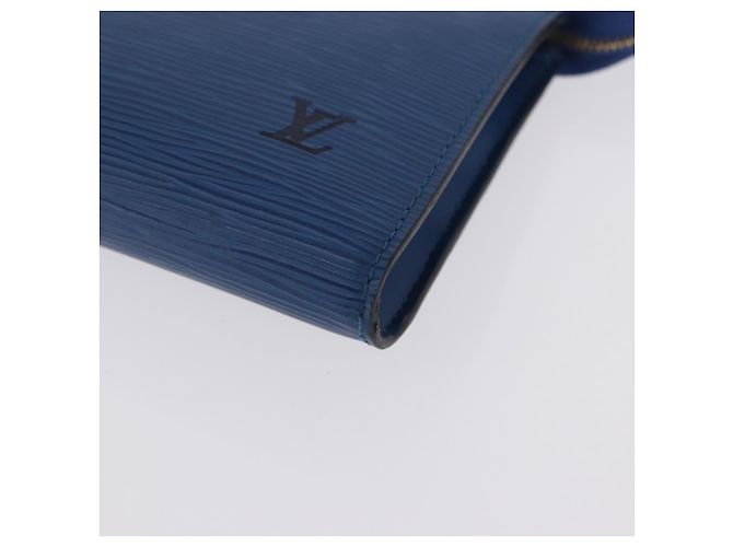 LOUIS VUITTON Epi Pochette Accessoires Pouch Blue M52985 LV - vista 15