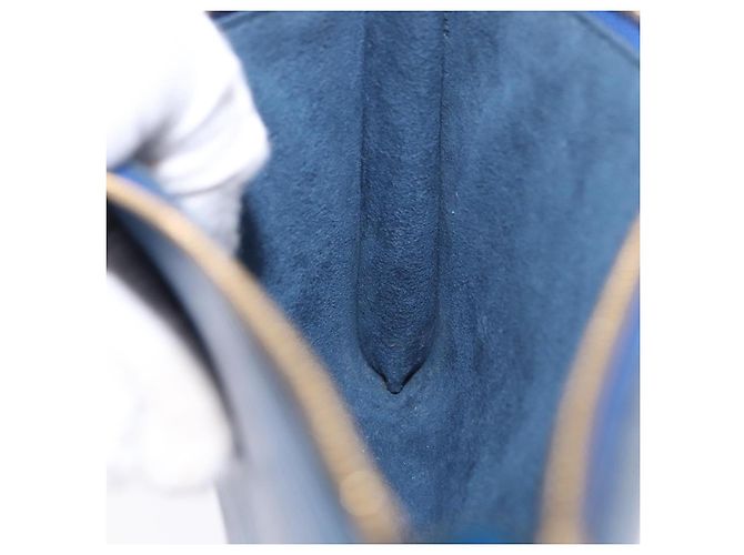 LOUIS VUITTON Epi Pochette Accessoires Pouch Blue M52985 LV - vista 19