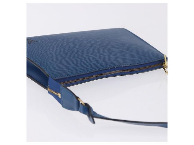 LOUIS VUITTON Epi Pochette Accessoires Pouch Blue M52985 LV - vista 6