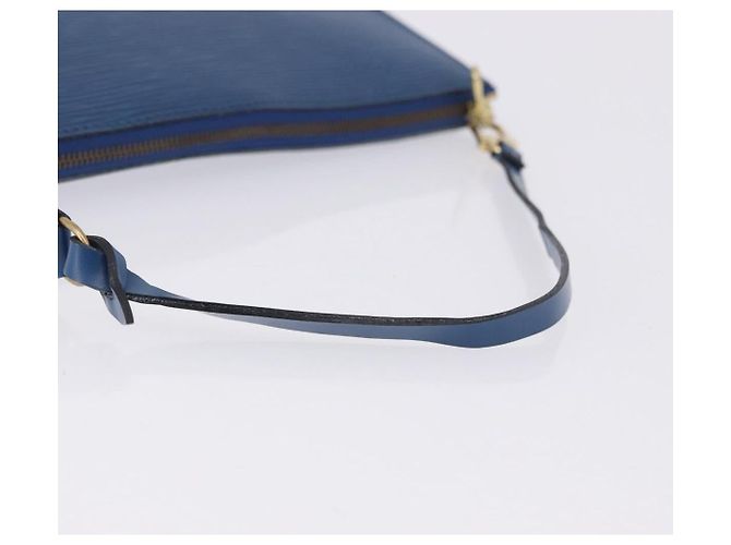 LOUIS VUITTON Epi Pochette Accessoires Pouch Blue M52985 LV - vista 7