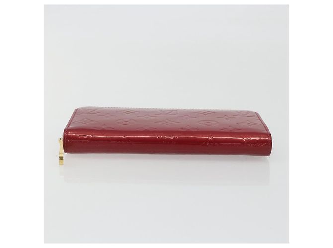 LOUIS VUITTON Monogram Vernis Zippy Wallet Rouge Grunadine M91732 - vista 6
