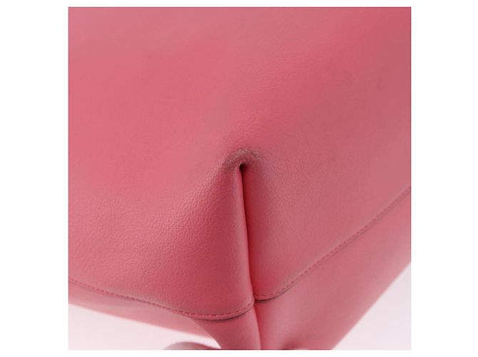 Autre Marque SAINT LAURENT Tote Bag Leather Pink Gold Tone 394195 - vista 11