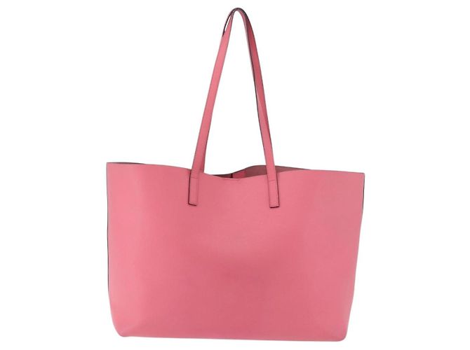 Autre Marque SAINT LAURENT Tote Bag Leather Pink Gold Tone 394195 - vista 3