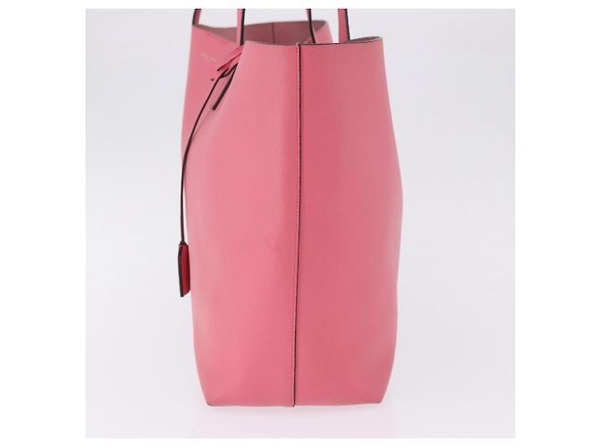Autre Marque SAINT LAURENT Tote Bag Leather Pink Gold Tone 394195 - vista 4