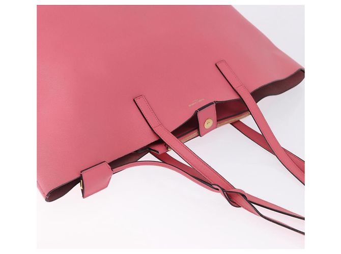 Autre Marque SAINT LAURENT Tote Bag Leather Pink Gold Tone 394195 - vista 7