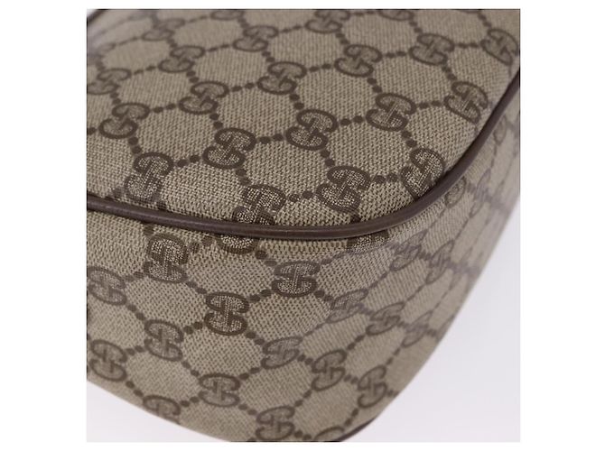 GUCCI GG Supreme Web Sherry Line Bag PVC Beige Gold 02 14 032 - vista 12