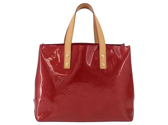 LOUIS VUITTON Monogram Vernis Reade PM Bag Pomme D'amour M91990 LV - vista 13