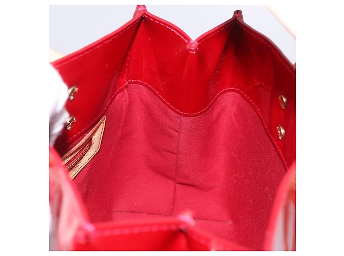 LOUIS VUITTON Monogram Vernis Reade PM Bag Pomme D'amour M91990 LV - vista 19