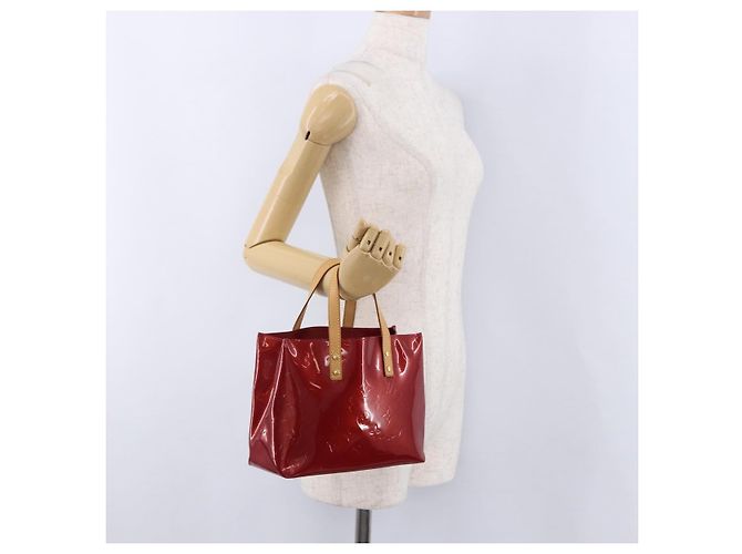 LOUIS VUITTON Monogram Vernis Reade PM Bag Pomme D'amour M91990 LV - vista 23