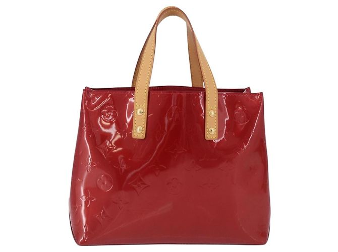 LOUIS VUITTON Monogram Vernis Reade PM Bag Pomme D'amour M91990 LV - vista 3