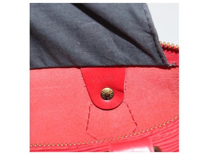 LOUIS VUITTON Epi Speedy 25 Hand Bag Castilian Red M43017 LV - vista 12
