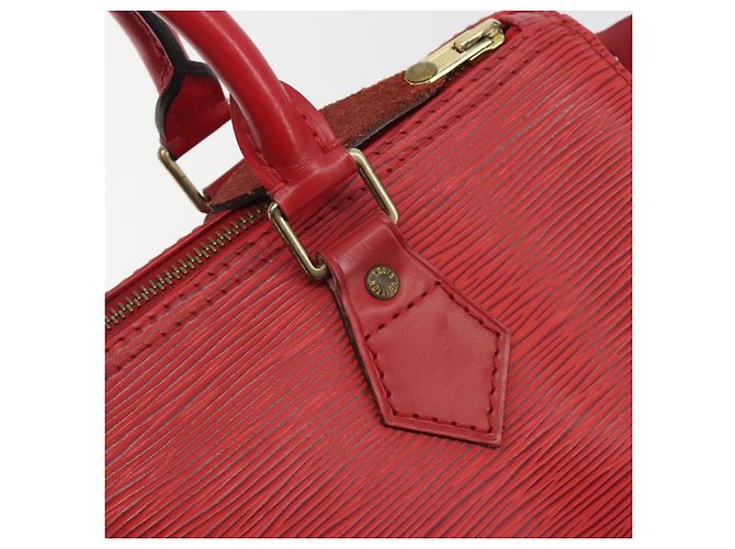 LOUIS VUITTON Epi Speedy 25 Hand Bag Castilian Red M43017 LV - vista 17
