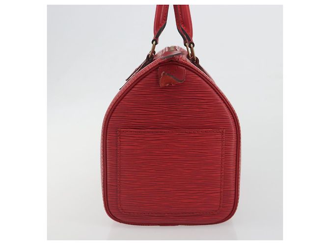 LOUIS VUITTON Epi Speedy 25 Hand Bag Castilian Red M43017 LV - vista 4