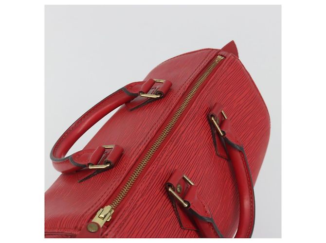LOUIS VUITTON Epi Speedy 25 Hand Bag Castilian Red M43017 LV - vista 6