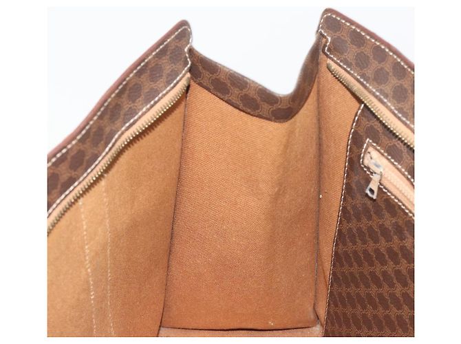 Céline CELINE Macadam Tote Bag PVC Leder Braun Goldfarben - Ansicht 20