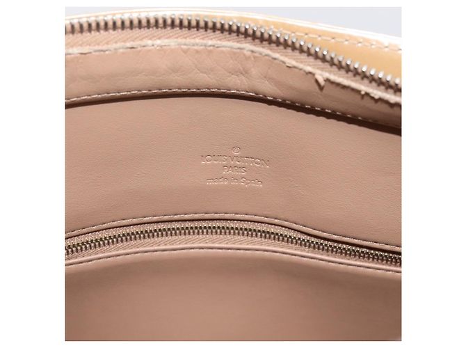 LOUIS VUITTON Monogram Vernis Houston Hand Bag Noisette M91340 LV - vista 10