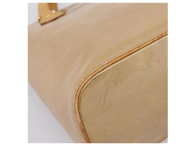 LOUIS VUITTON Monogram Vernis Houston Hand Bag Noisette M91340 LV - vista 15