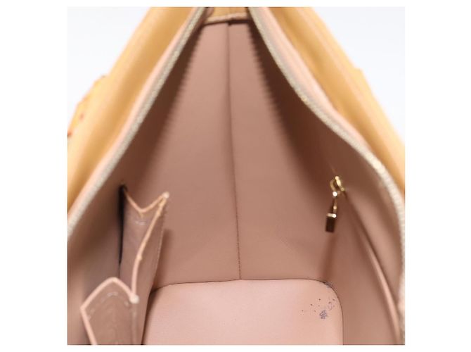 LOUIS VUITTON Monogram Vernis Houston Hand Bag Noisette M91340 LV - vista 19