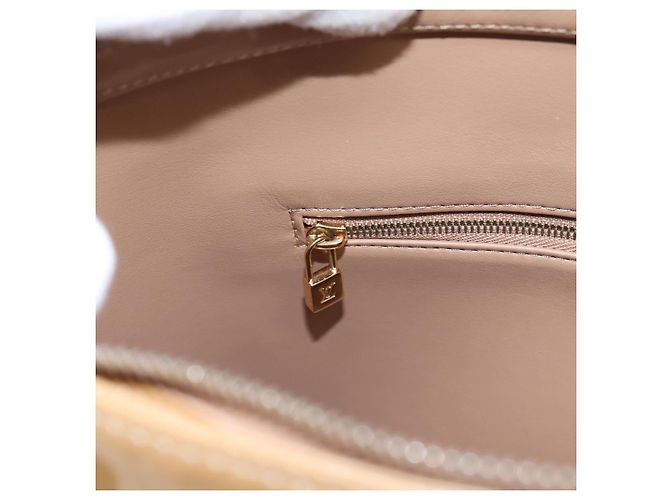 LOUIS VUITTON Monogram Vernis Houston Hand Bag Noisette M91340 LV - vista 20