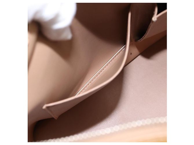 LOUIS VUITTON Monogram Vernis Houston Hand Bag Noisette M91340 LV - vista 22