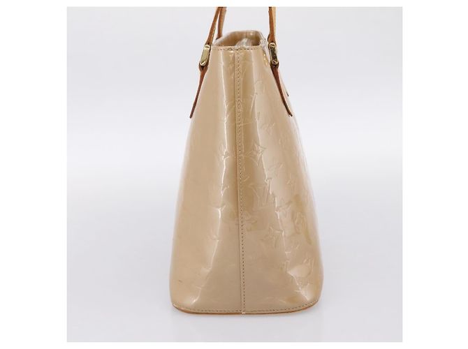 LOUIS VUITTON Monogram Vernis Houston Hand Bag Noisette M91340 LV - vista 3