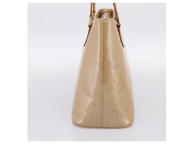 LOUIS VUITTON Monogram Vernis Houston Hand Bag Noisette M91340 LV - vista 4